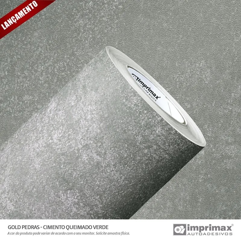  Adesivo Pedras Cimento Queimado Verde