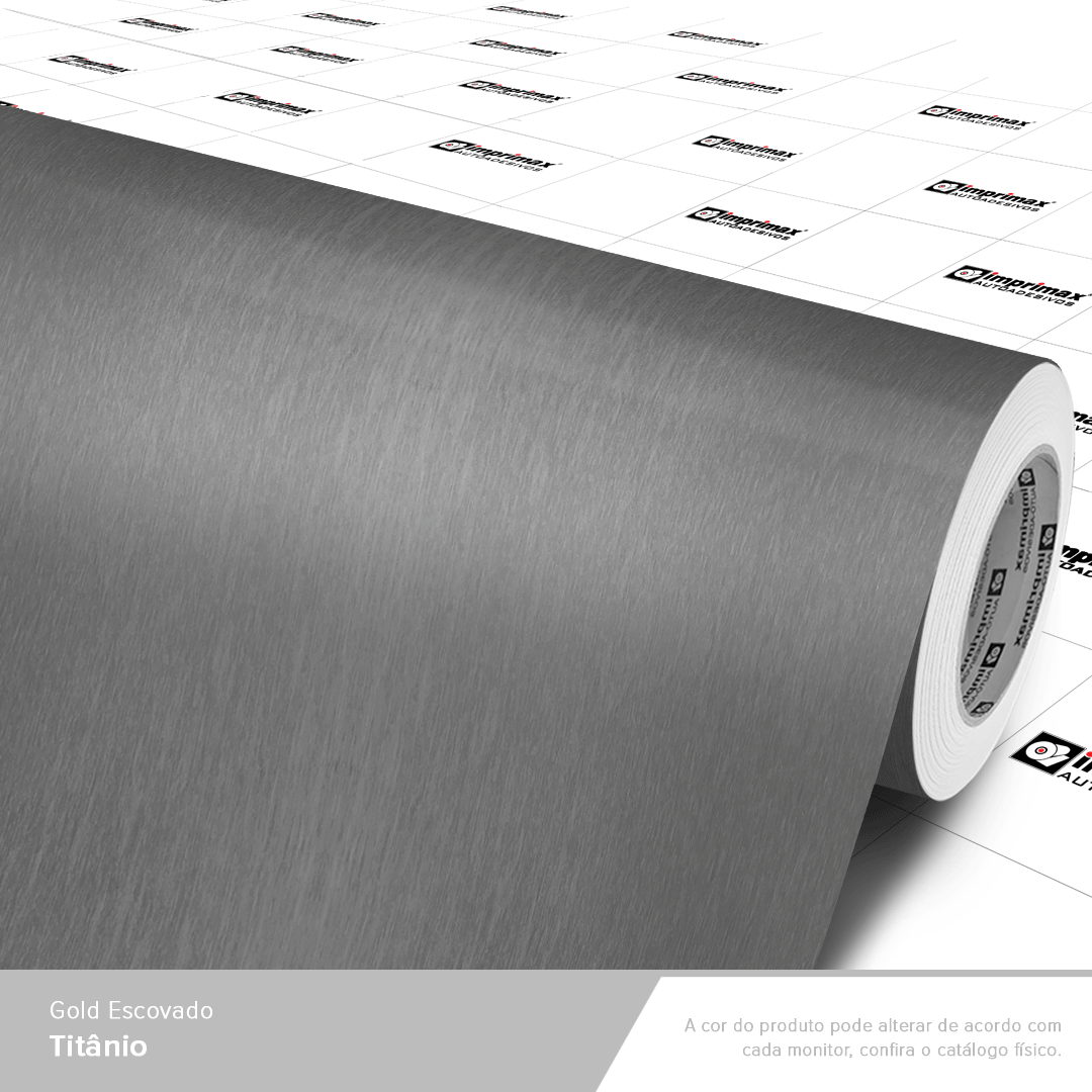 Adesivo Gold Escovado Titanio